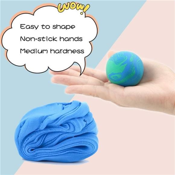 50 Colors Air Dry Clay Magic Modeling Clay w/ Accessories & Tool for 3-12 Yrs - Picture 3 of 6